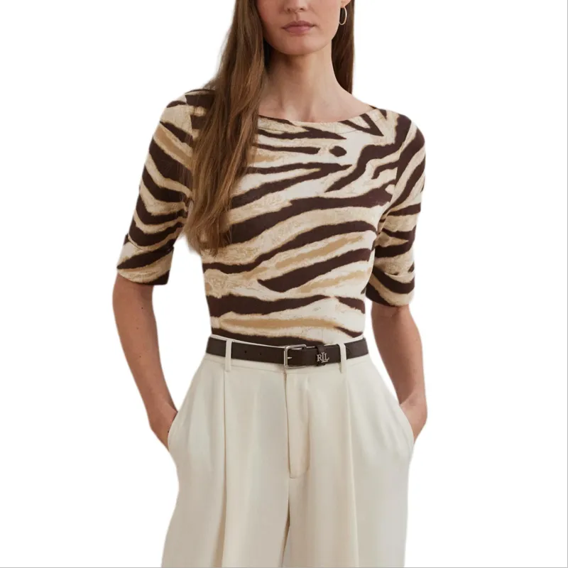 LAUREN RALPH LAUREN T Shirt Women's Brown-2