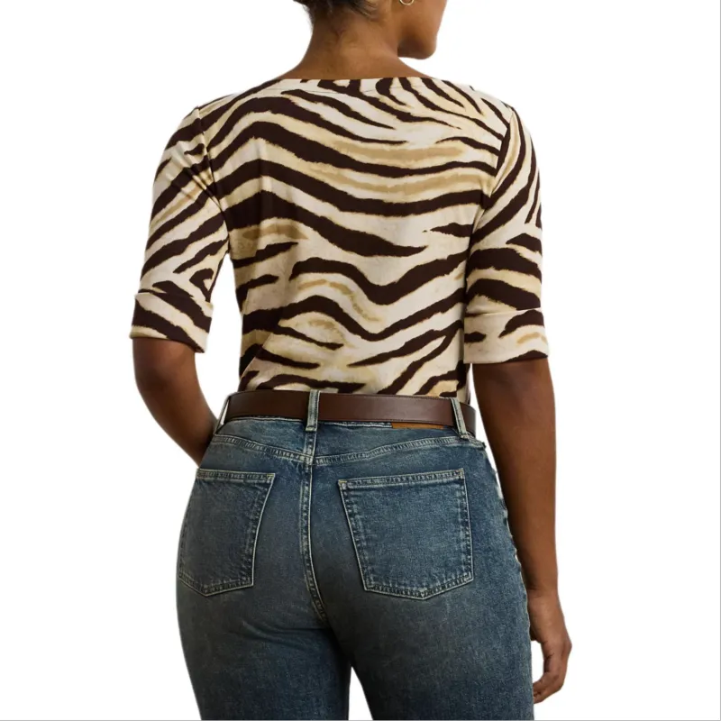 LAUREN RALPH LAUREN T Shirt Women's Brown-3