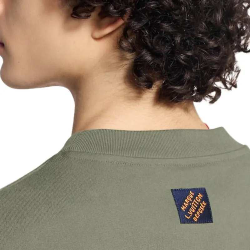 LOUIS VUITTON FW25 Sweatshirt Men's Green-4