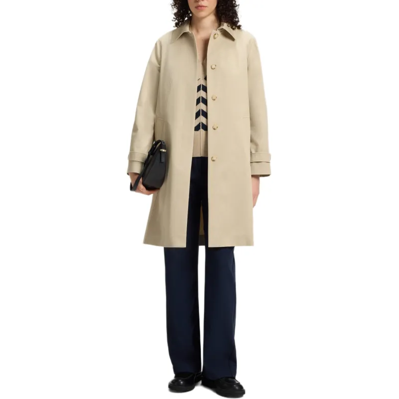 HUGO BOSS Coat Women's Light Beige-1