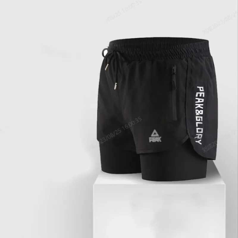 PEAK Swimming Sets Polyester Surfing Drifting Beach Vacation Men's Black-2