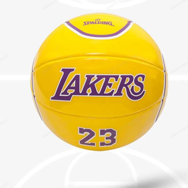 SPALDING PU Basketball Yellow Size 1.5 Ball Training Unisex-3
