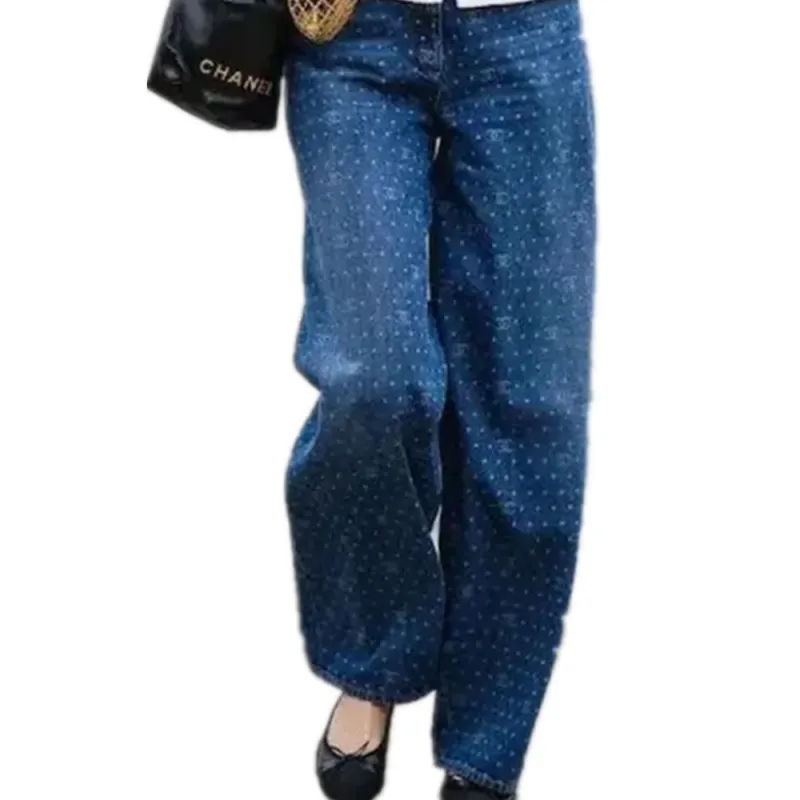 CHANEL Jeans Women's Denim Blue-2