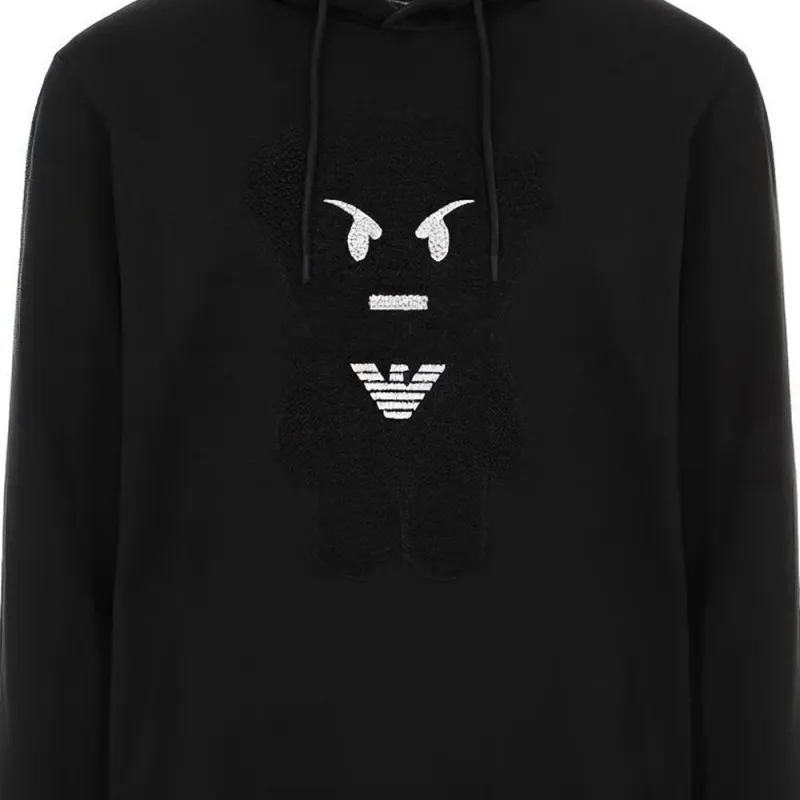 EMPORIO ARMANI SS23 Sweatshirt Men's Black-3