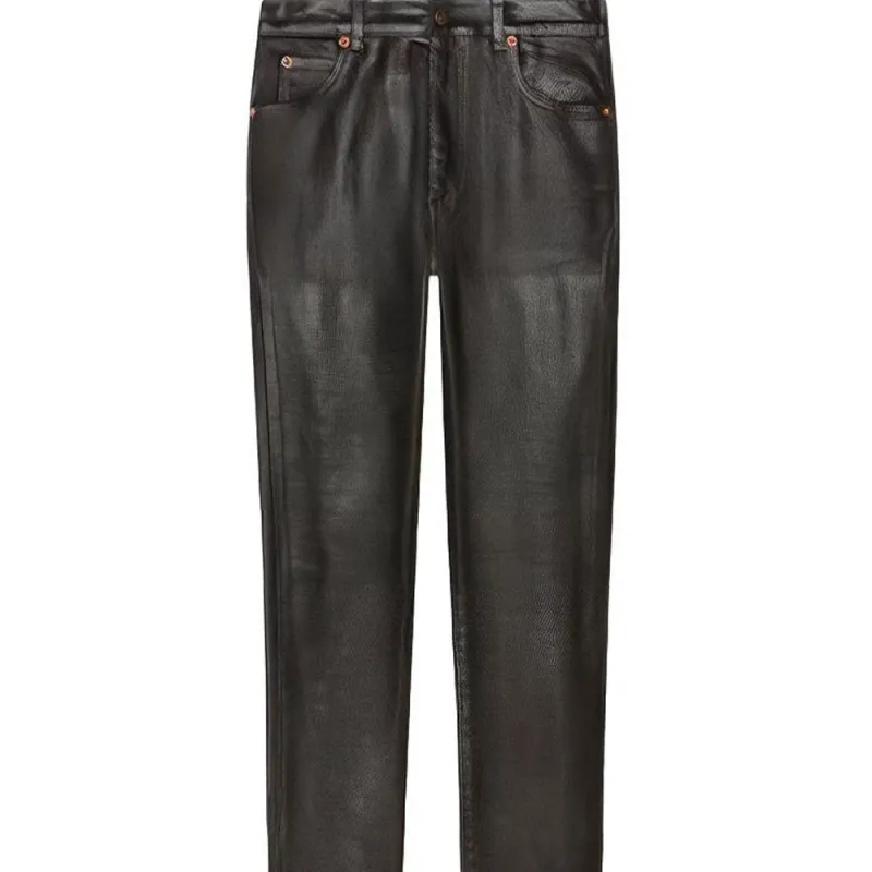 GUCCI High Rise Skinny Jeans Black-1