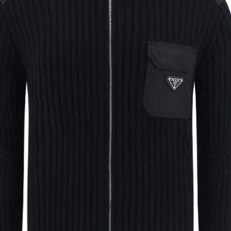 PRADA Sweaters Men Black-4