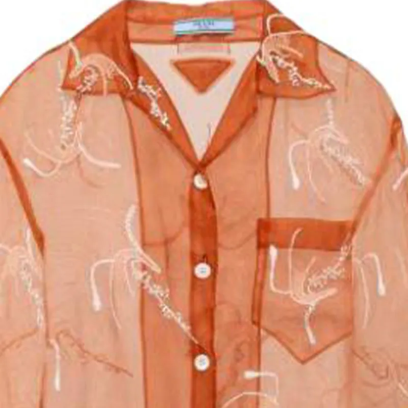 PRADA Shirts Women's Orange-1