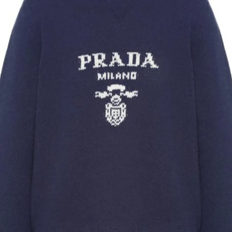 PRADA Sweaters Men Marine Blue-4