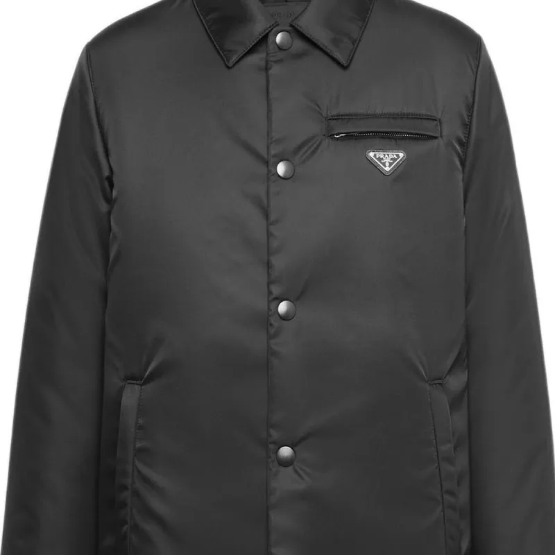 PRADA Trench Coats Men Black-4