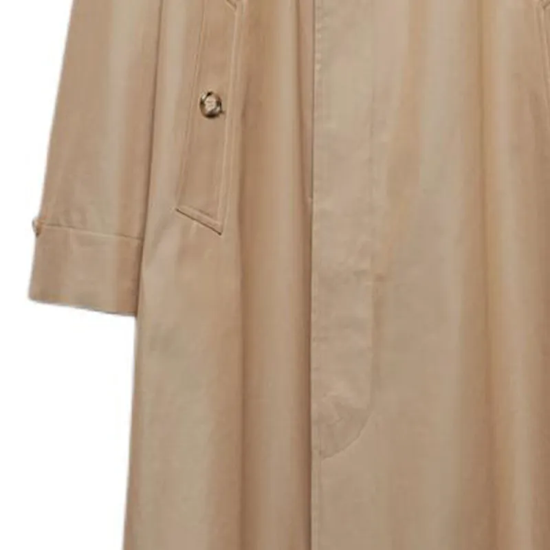 PRADA Triangle-logo Cotton Trench Coat-2