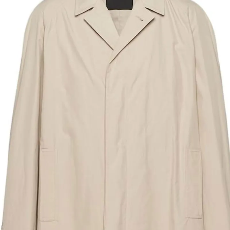 PRADA Long Sleeved Belted Coat-4