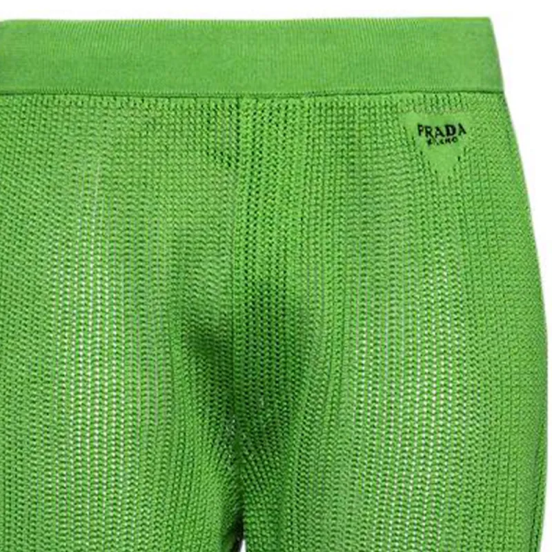 PRADA Casual Shorts Men Green-3