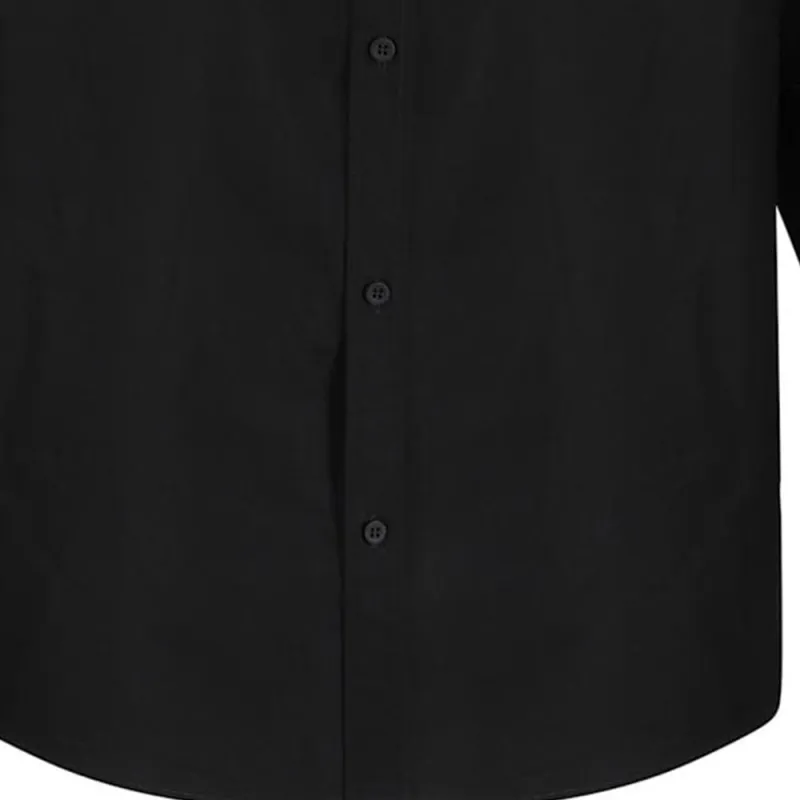 Balenciaga Logo Embroidered Long Sleeved Shirt-6