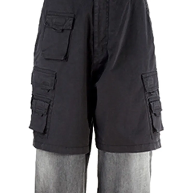 Balenciaga Cargo Pants Men Black-4