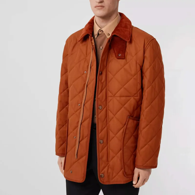 Burberry SS22 Jackets Coats Men's Orange-2