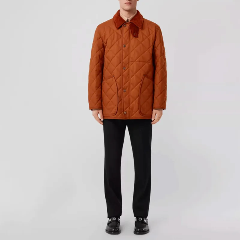 Burberry SS22 Jackets Coats Men's Orange-1