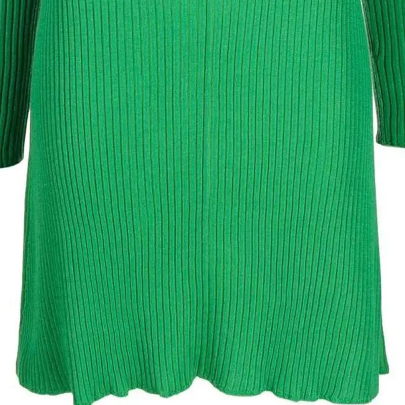 KENZO Long-Sleeved Dresses Women's Green-3