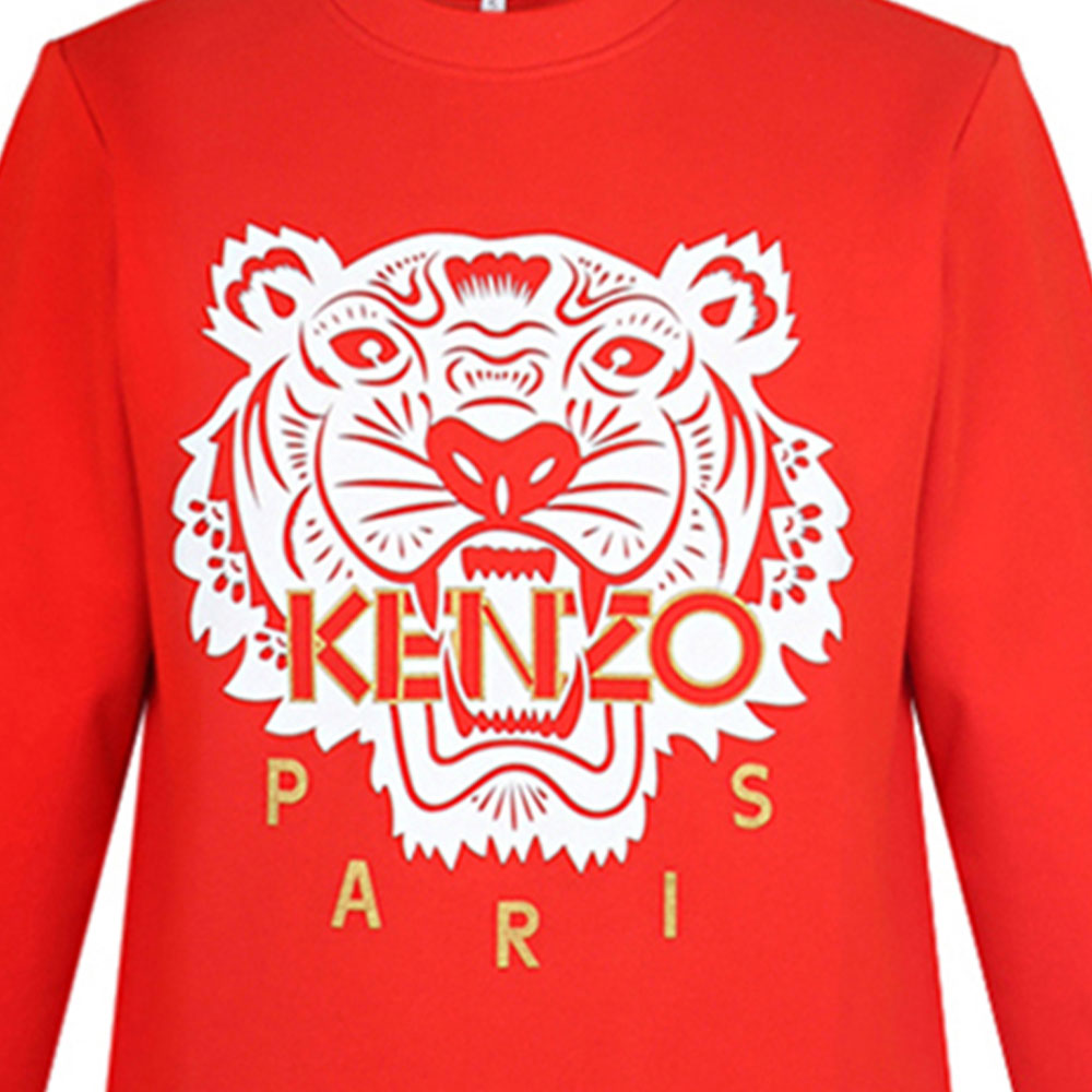 【関税&送料込】Kenzo Sweatshirts KENZO WOMEN TIGER HEAD SWEATSHIRT BLACK *NWT* | eBay