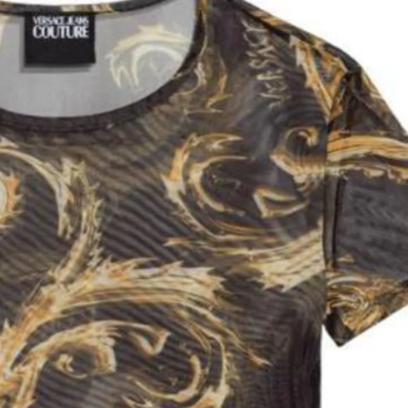 VERSACE JEANS T Shirt Women's Black-4