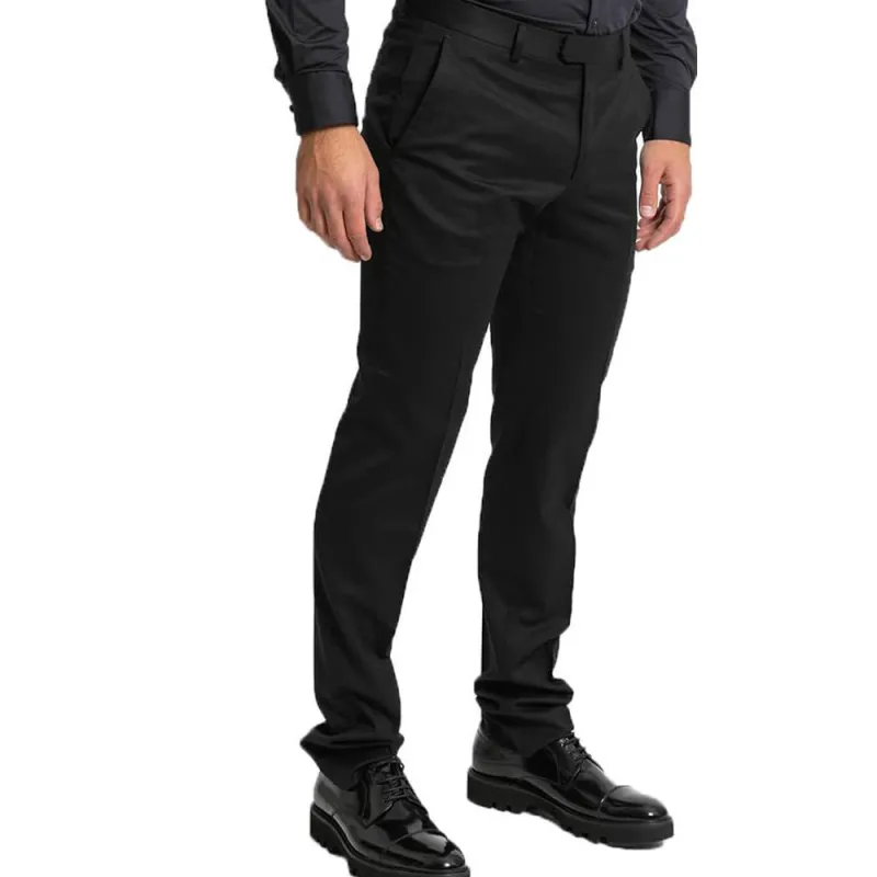 Zzegna Casual Pants Men's Black-2