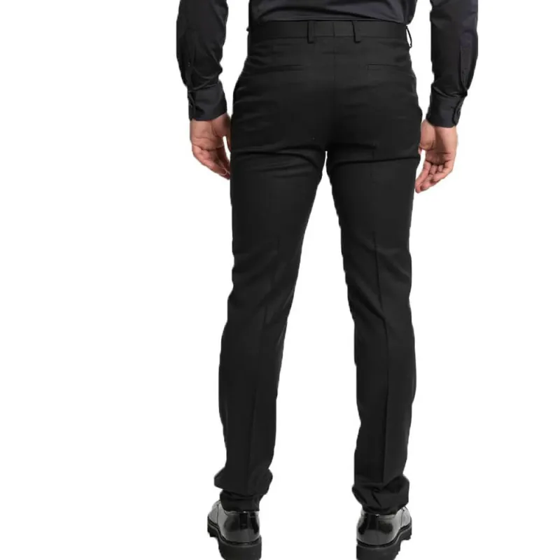 Zzegna Casual Pants Men's Black-1