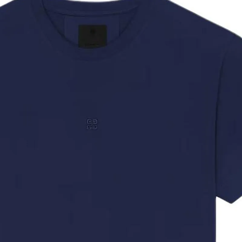 Givenchy 4G Embroidered Slim Fit T Shirt-4