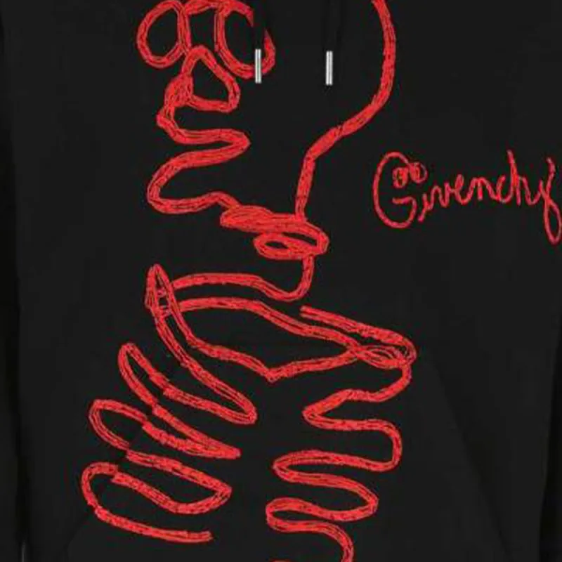 Givenchy Classic Fit Embroidered Hoodie-4