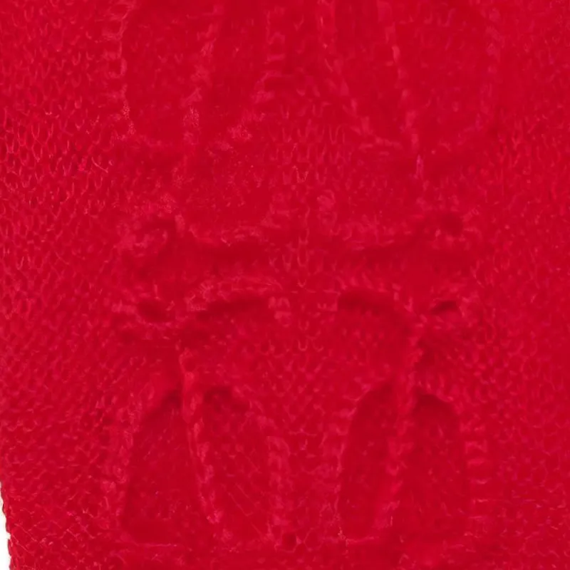 LOEWE Anagram Vest In Mohair Tank Tops Women's Red-4