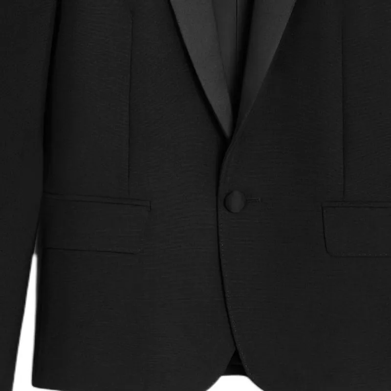 CELINE Short Tux Jacket In Wool And Mohair-3