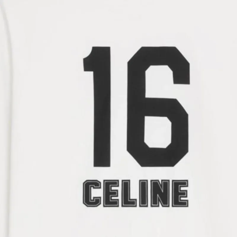 CELINE T Shirts Men Ecru-2
