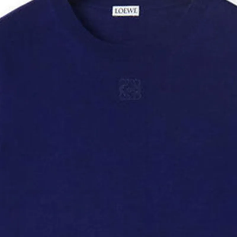LOEWE FW22 Slim Fit Sweater Women's Marine Blue-4