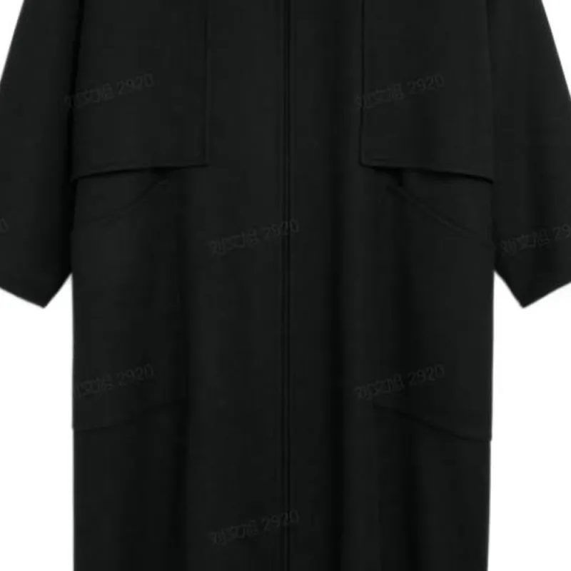 CELINE FW22 Velvet feel Coat Women's Black-5