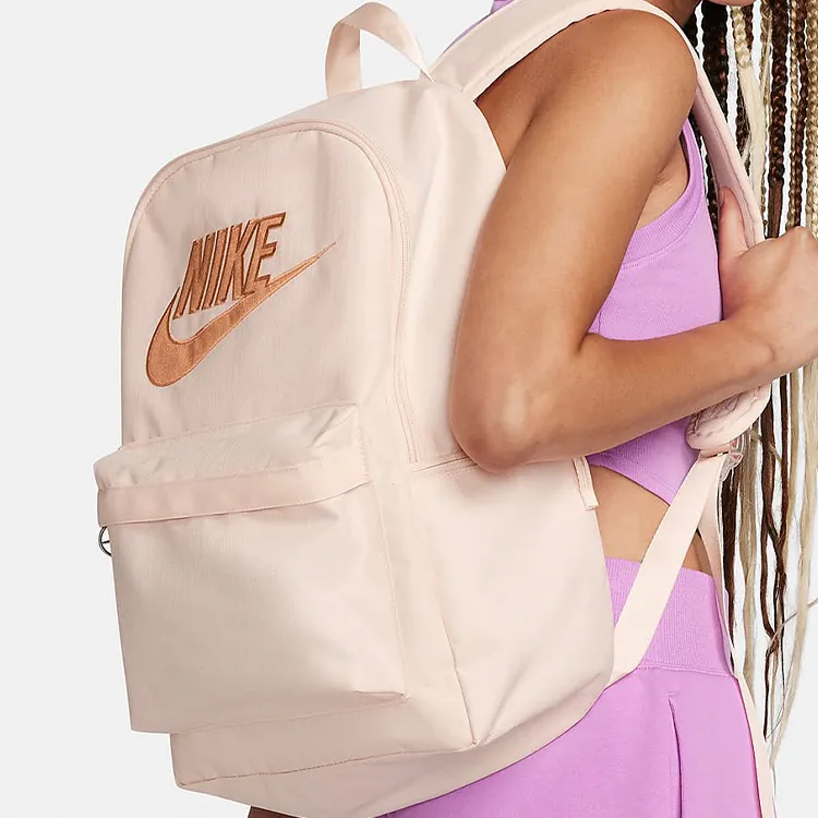 Nike Heritage Fabric Backpack Regular Unisex Ice Guava/Amber Brown-5