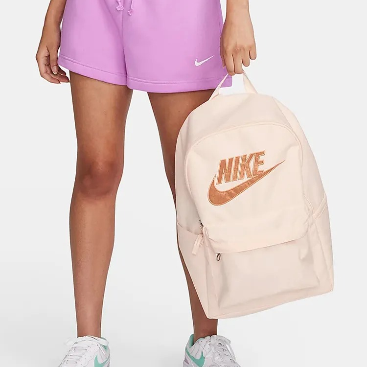 Nike Heritage Fabric Backpack Regular Unisex Ice Guava/Amber Brown-4