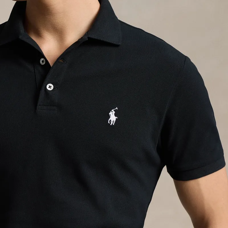 Polo Ralph Lauren FW24 Polo Shirt Men Black-5