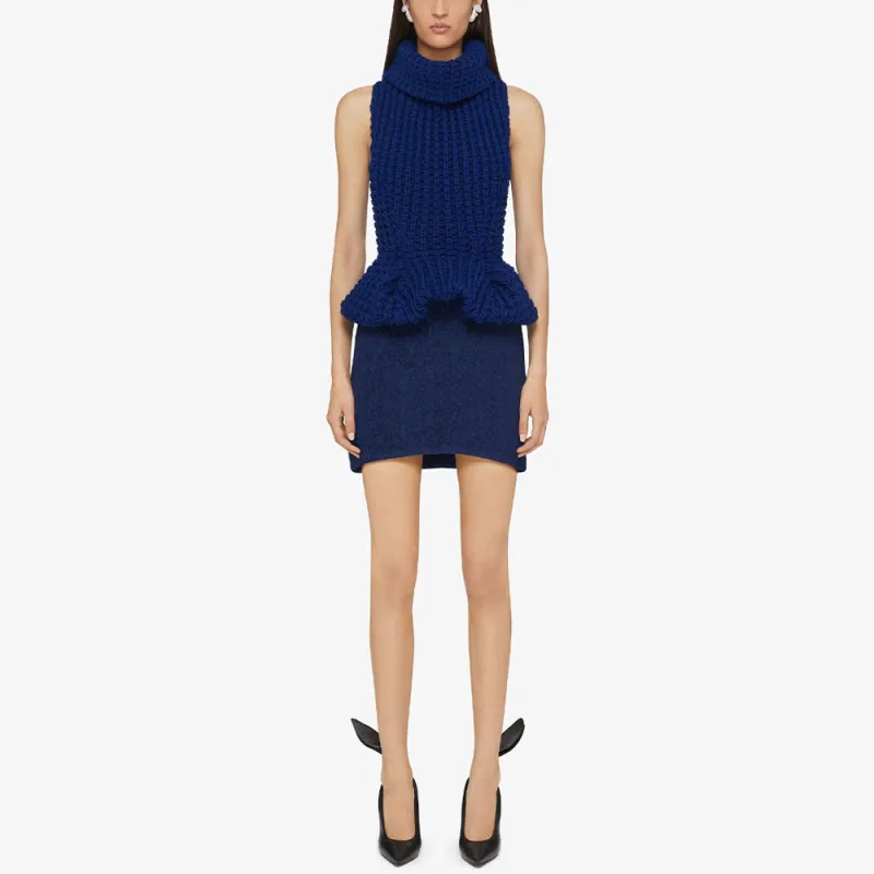 Givenchy FW24 Casual Short Skirts Women's Coral Blue-1