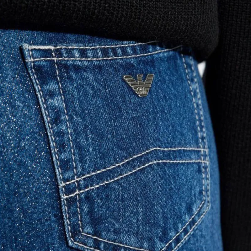 EMPORIO ARMANI Straight Leg Jeans-4