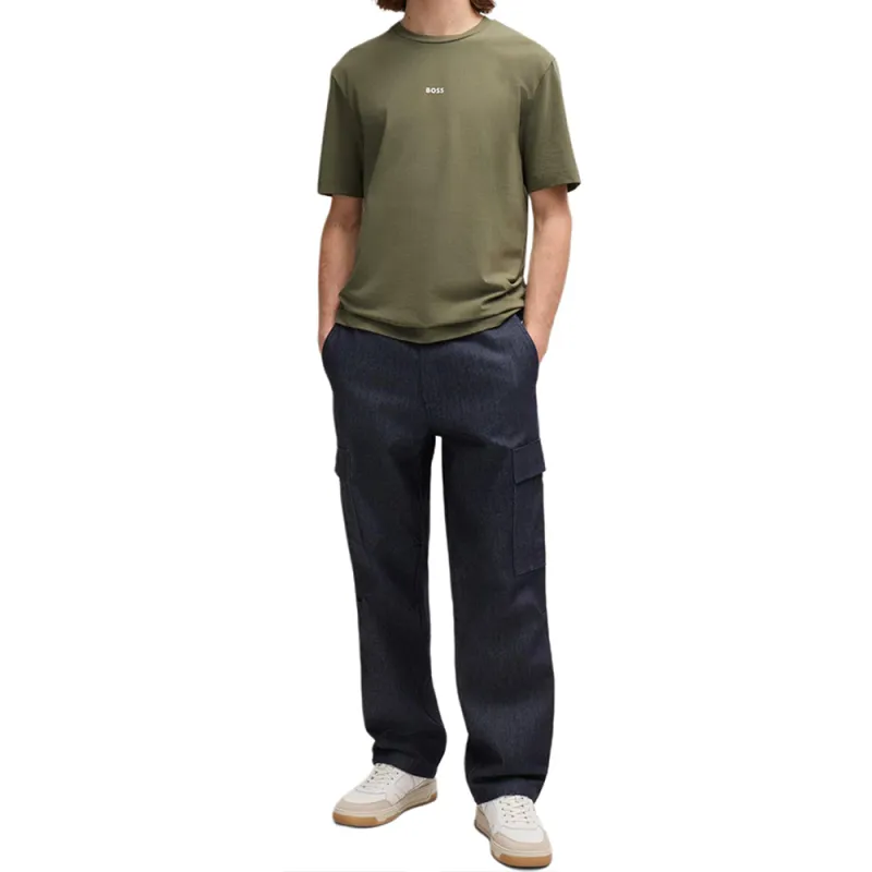 HUGO BOSS Logo Printed Relaxed Fit T Shirt-1