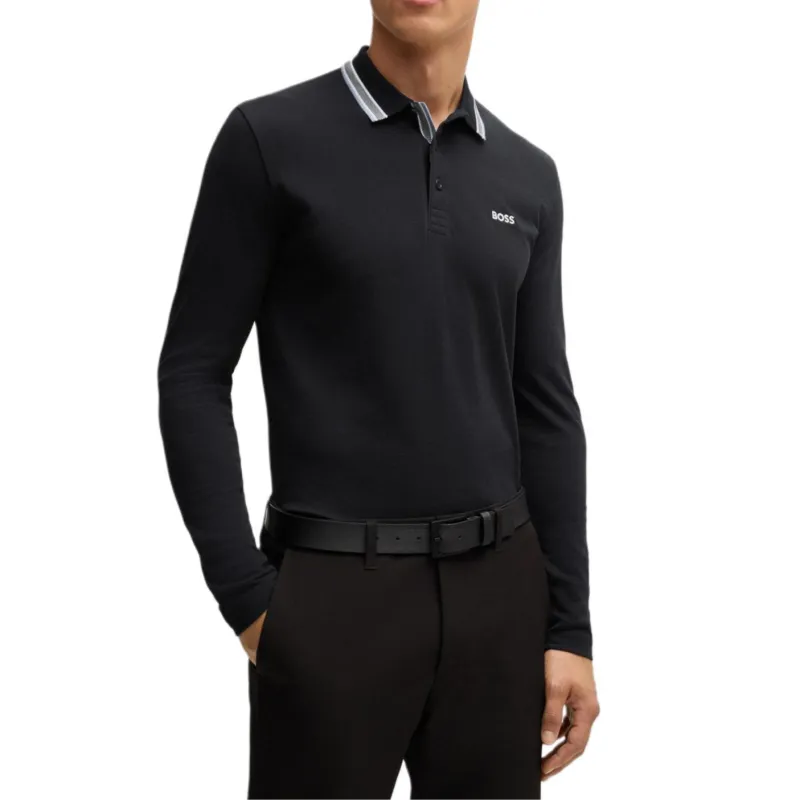HUGO BOSS FW24 Polo Shirt Men's Navy Blue-2