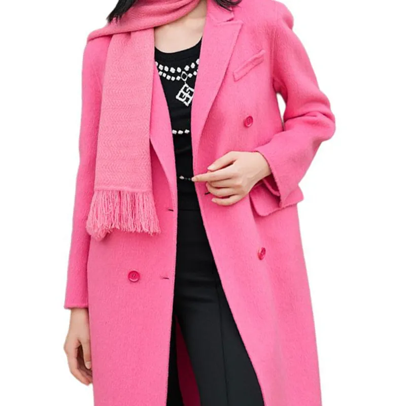 BESIONIA FW24 Coat Women's Pink-4