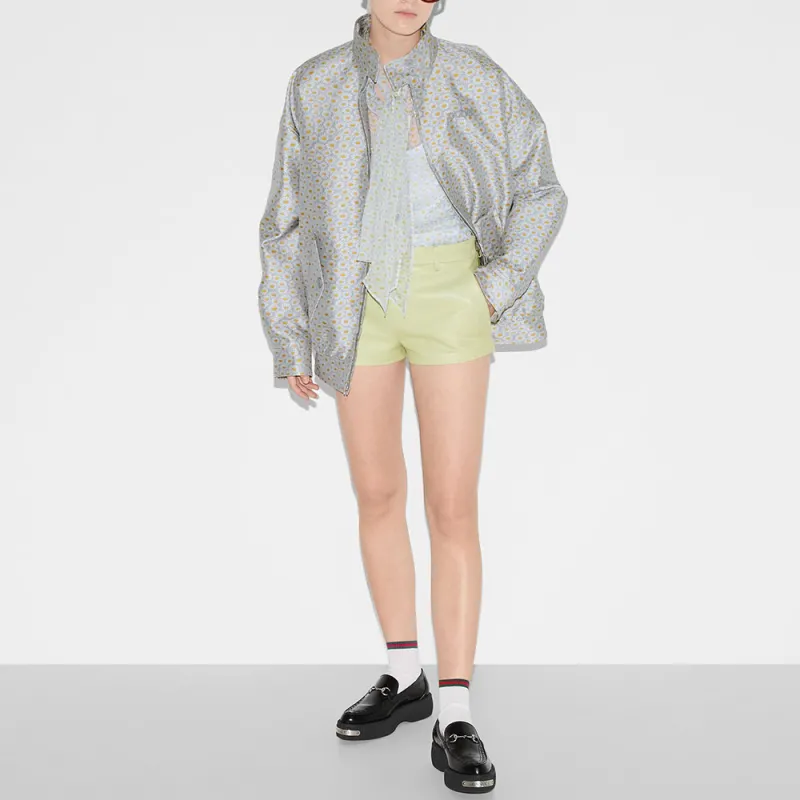 GUCCI SS25 Jackets Coats Women's Silver Gray-2
