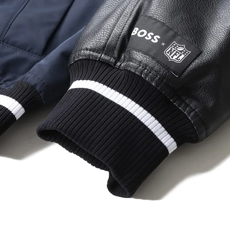 HUGO BOSS x NFL Puffer Jacket Men's Dark Blue-5