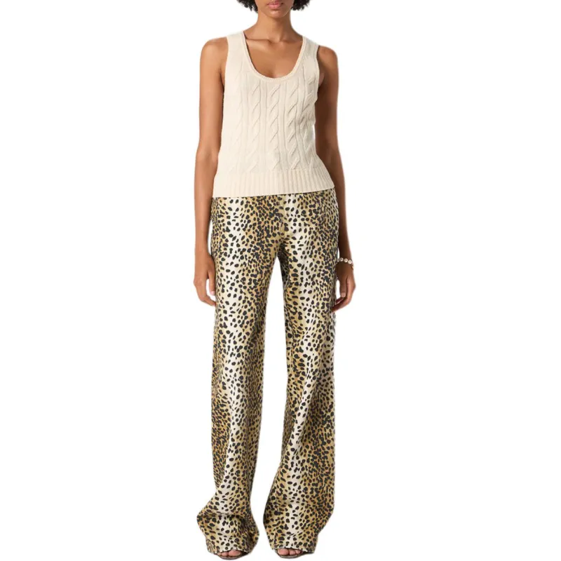 Blumarine Cable Knit Sleeveless Top-1