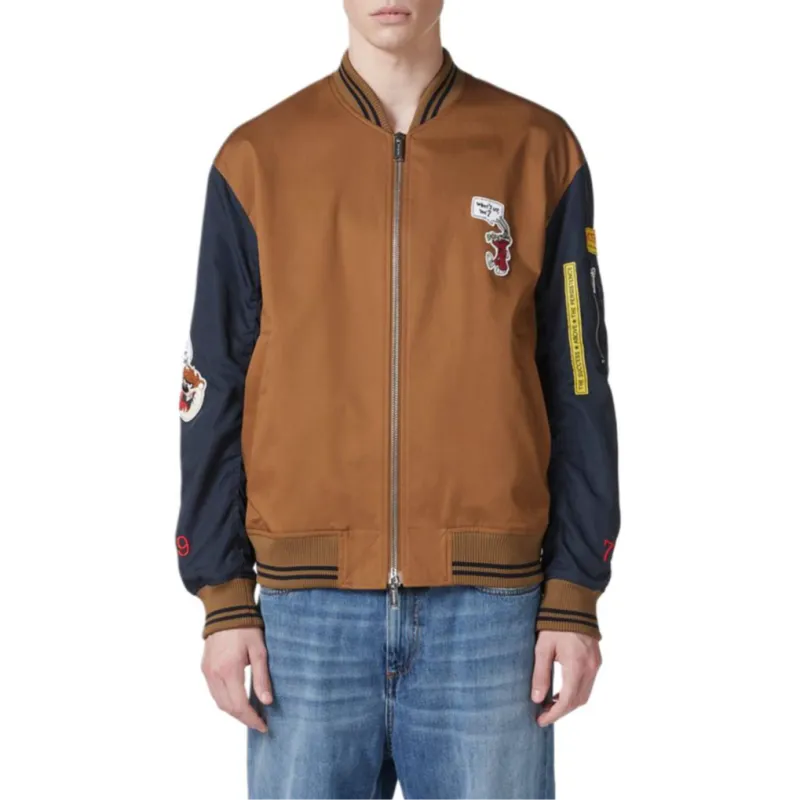 Iceberg Jackets Coats Men's Brown Blue-1