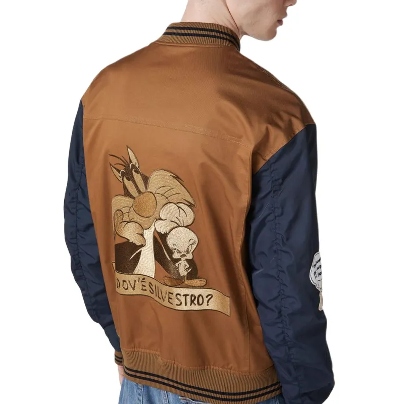 Iceberg Jackets Coats Men's Brown Blue-4
