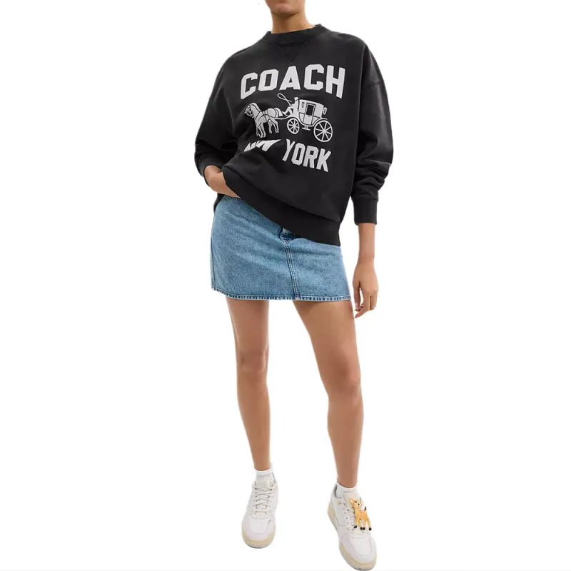 COACH Sweatshirts Women's Black-2