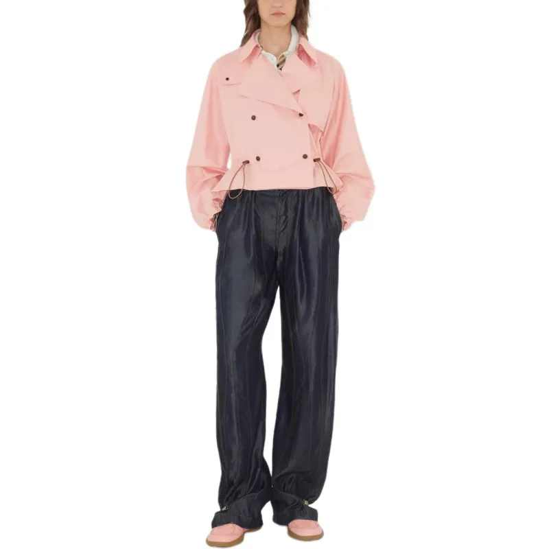 Burberry Gabardine Trench Jacket-1