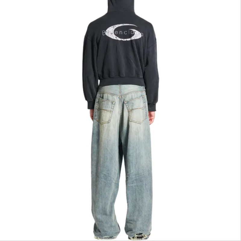Balenciaga Logo embroidered Jeans-3