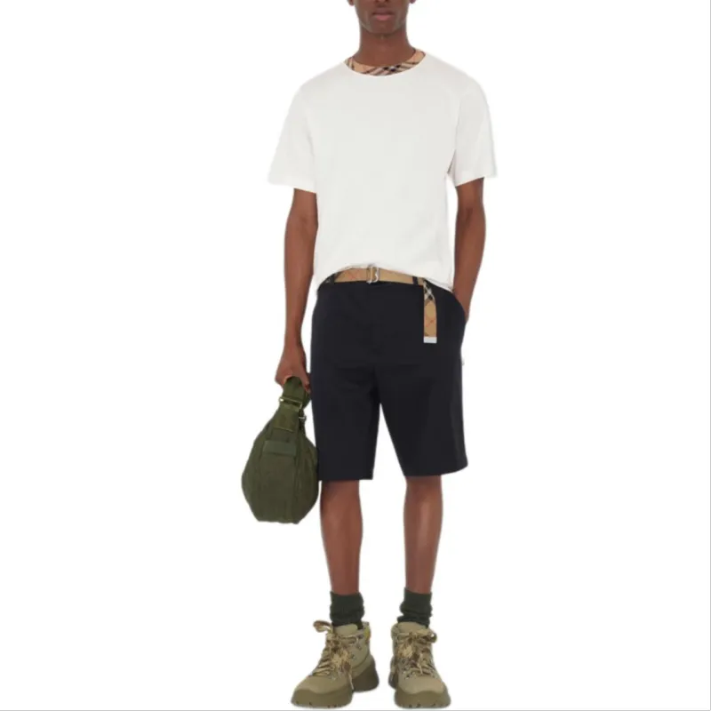 Burberry SS25 Casual Shorts Men's Marine Blue-1