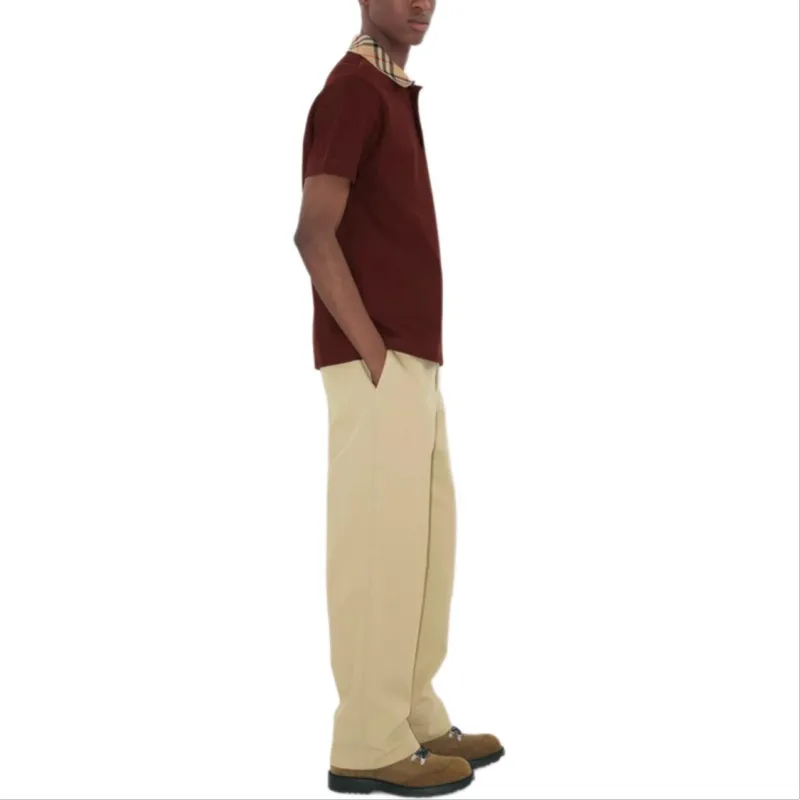 Burberry SS25 Polo Shirt Men's Red-3
